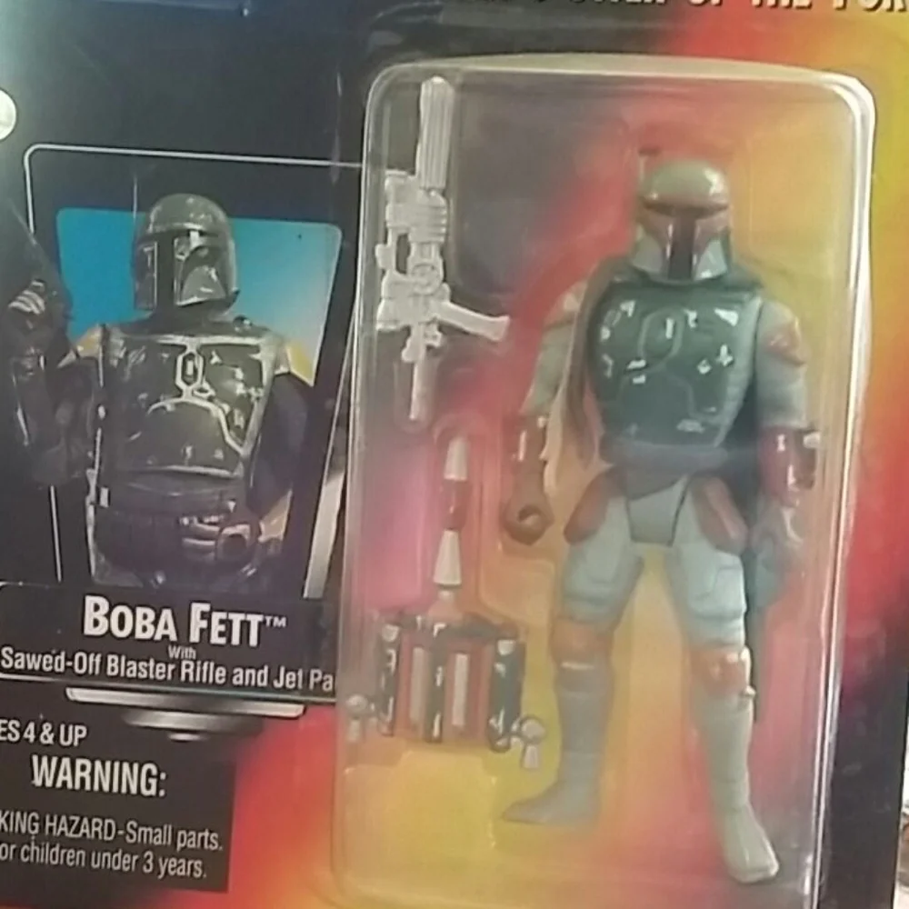 Star Wars action figure packages Boba Fett